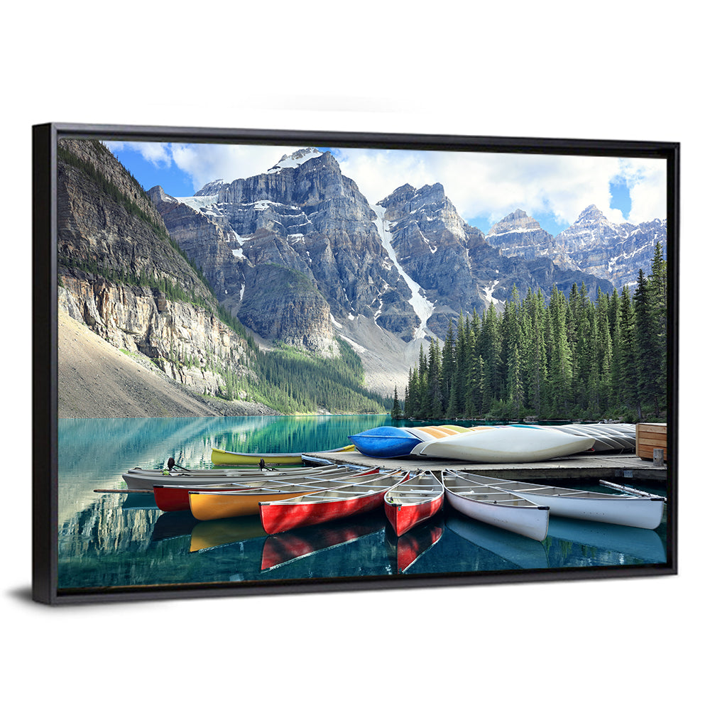 Moraine Lake Rocky Mountains Wall Art