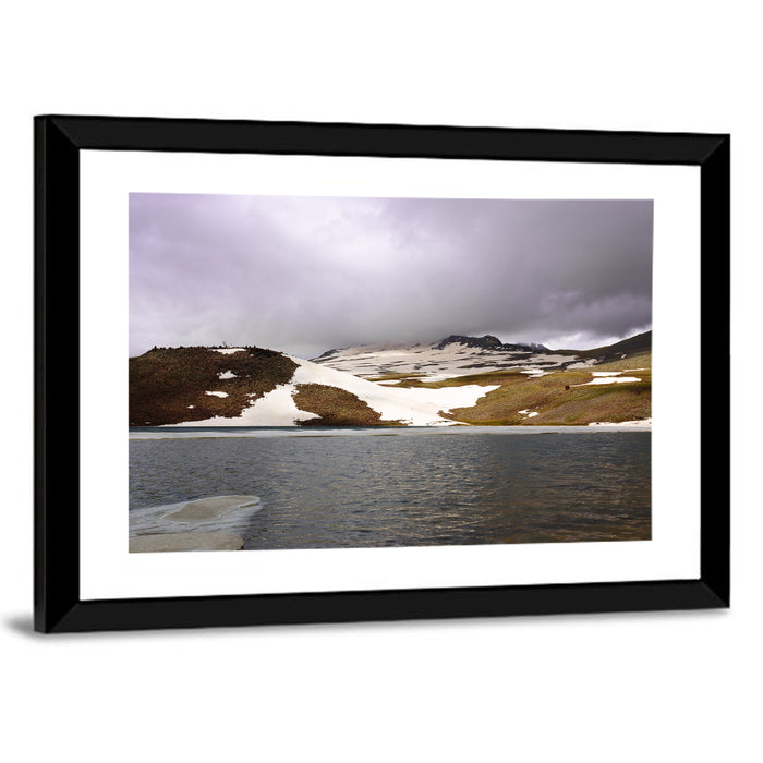 Lake Kari, Armenia Wall Art as a framed print