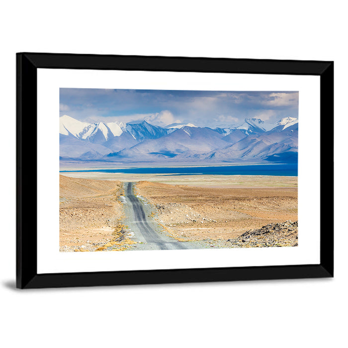 Karakul Lake, Pamir Mountains Wall Art as a framed print