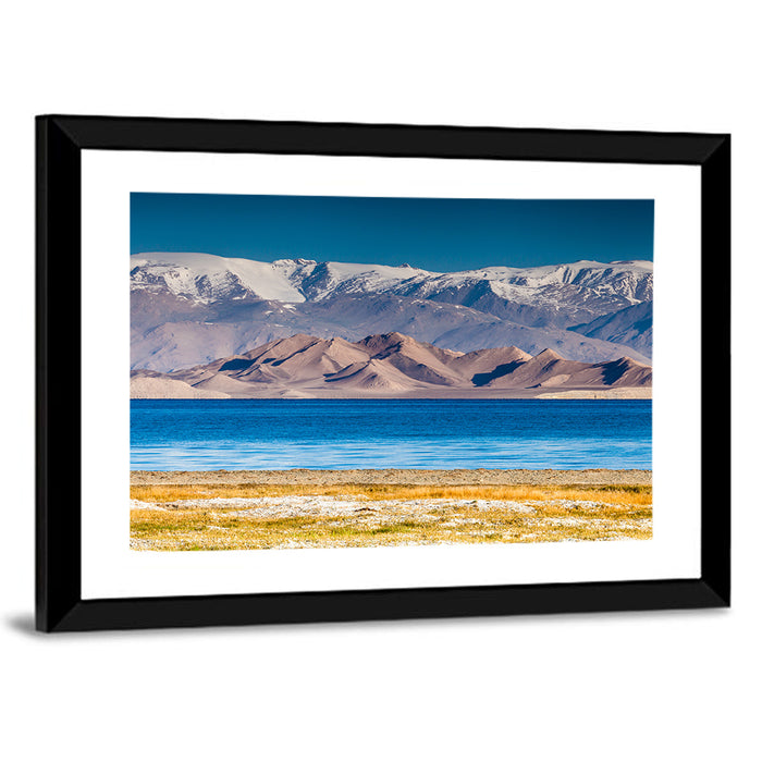 Karakul Lake Pamir Range Wall Art as a framed print
