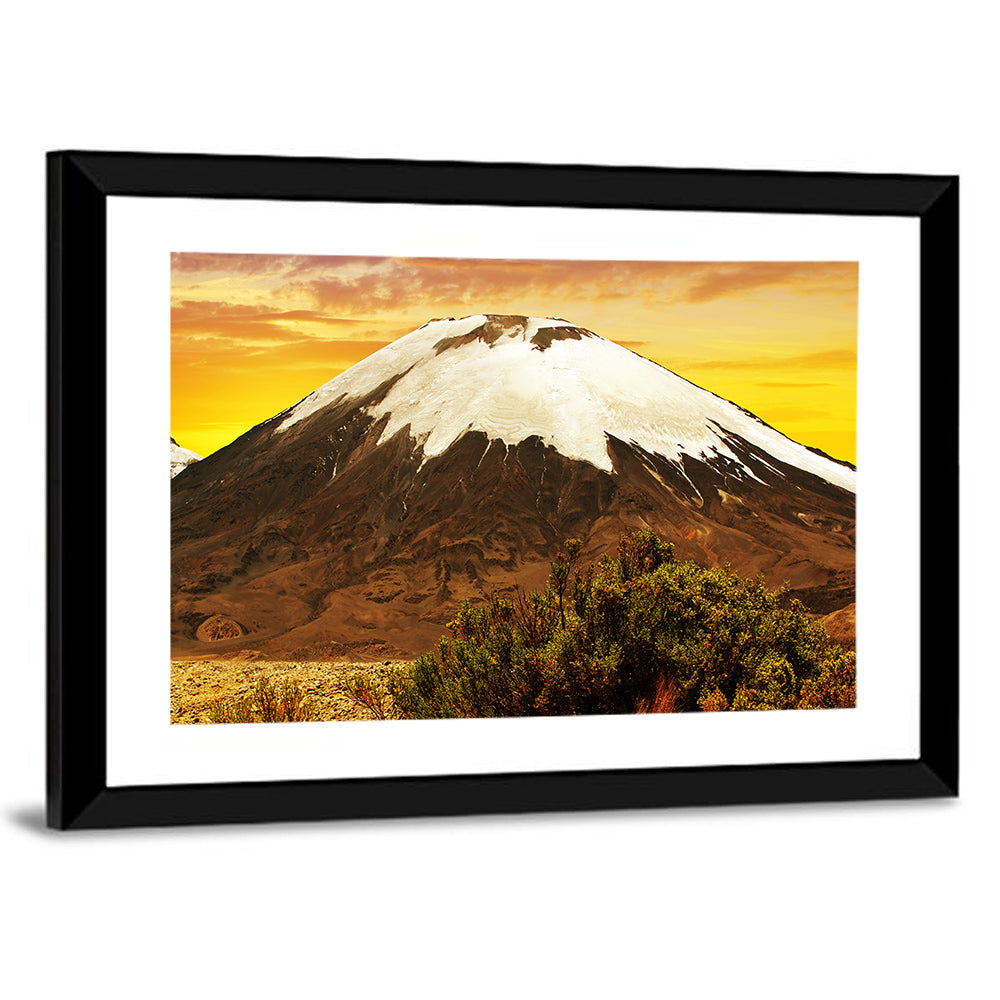 Parinacota Volcano Wall Art