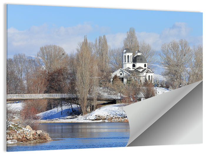 St Naum Ohridski Church by Lake Wall Art as a poster print