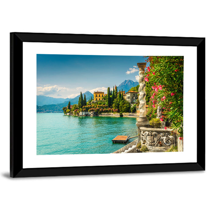 Villa Monastero View, Lake Como Wall Art as a framed print