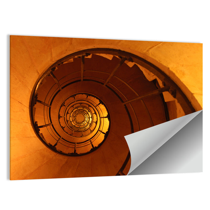 Vortex Spiral Staircase Wall Art as a poster print