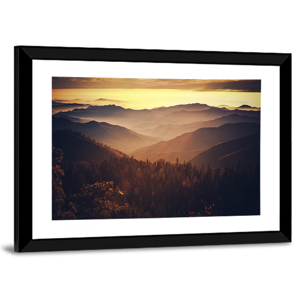 Sierra Nevada Mountains Wall Art
