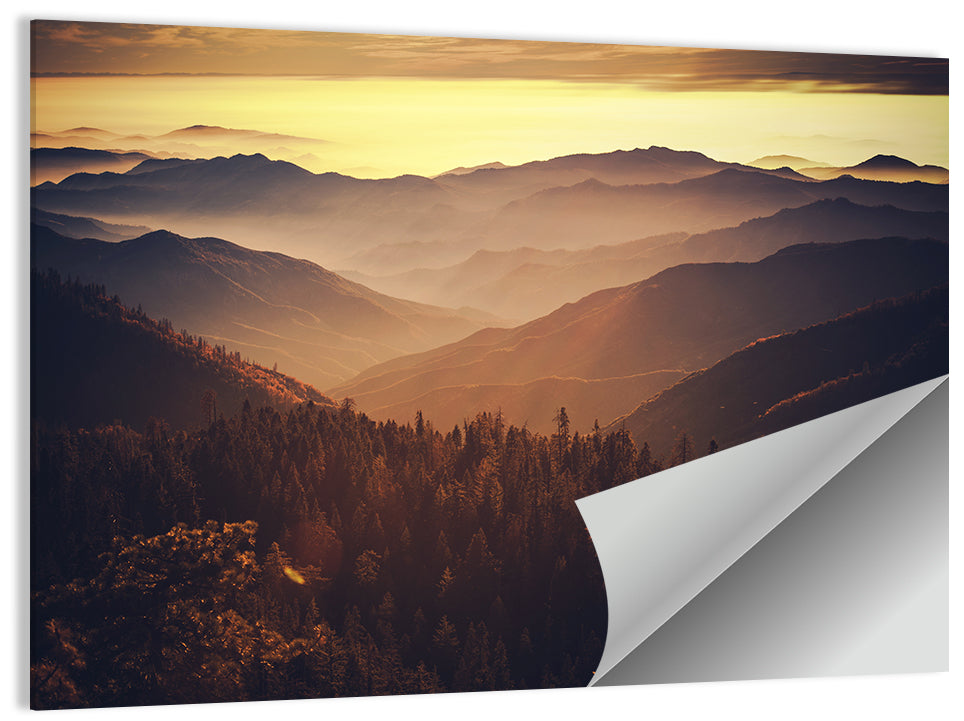 Sierra Nevada Mountains Wall Art