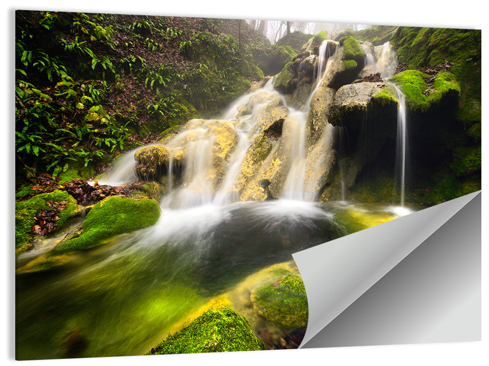 Waterfall in Cheile Nerei Wall Art