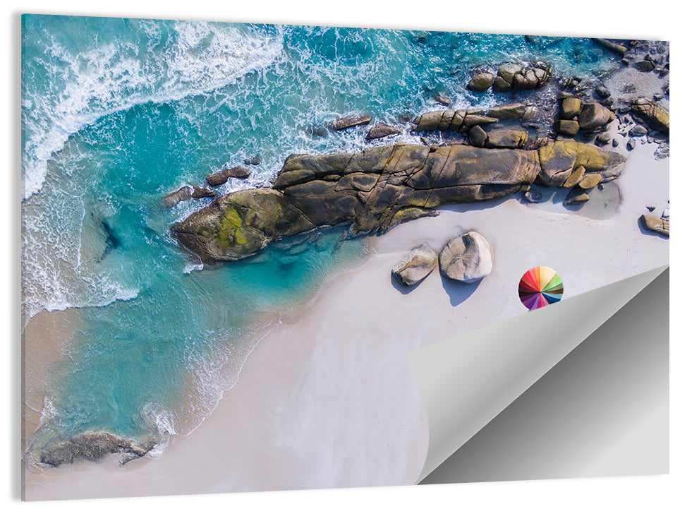 Beach Aerial View Wall Art