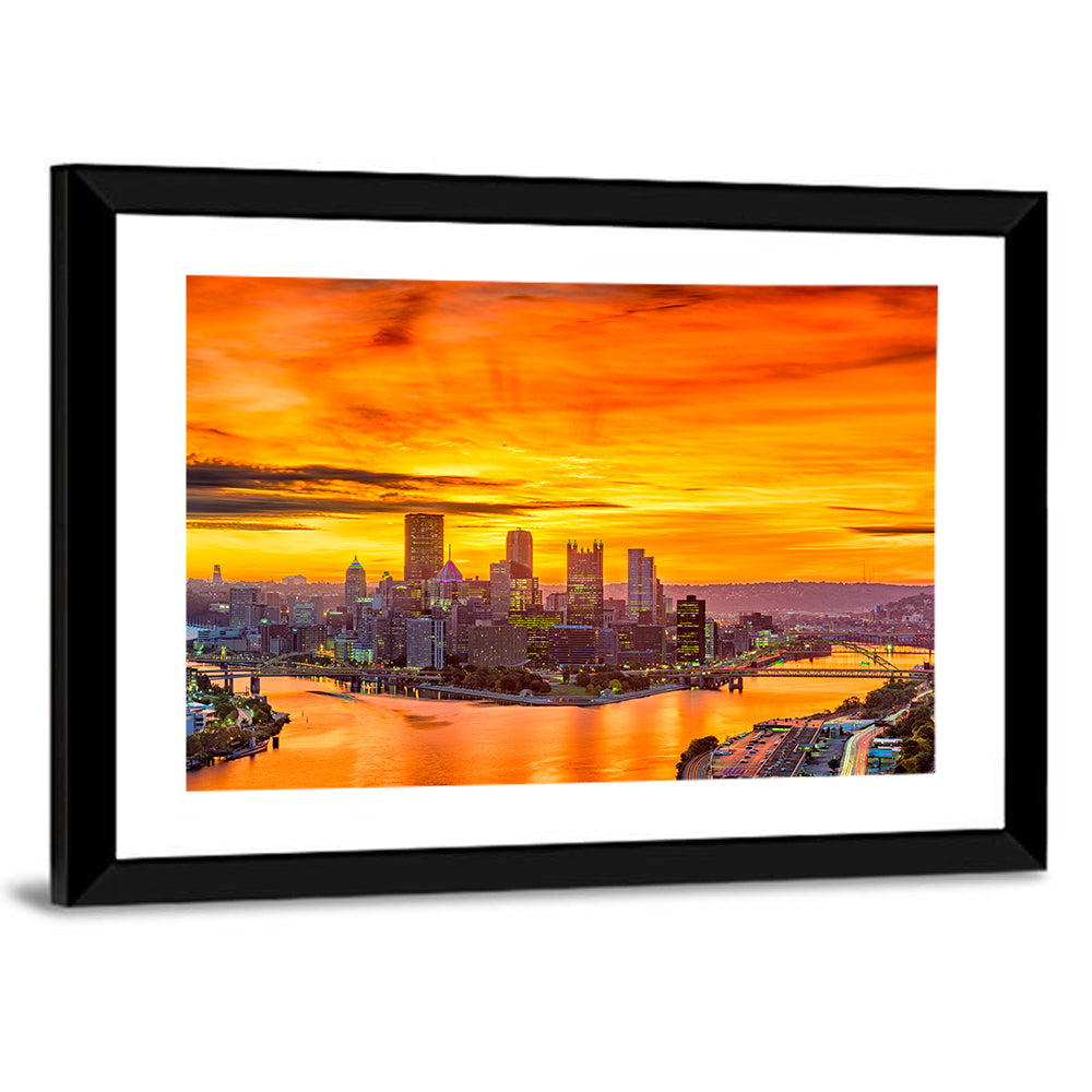 Pittsburgh Skyline Wall Art