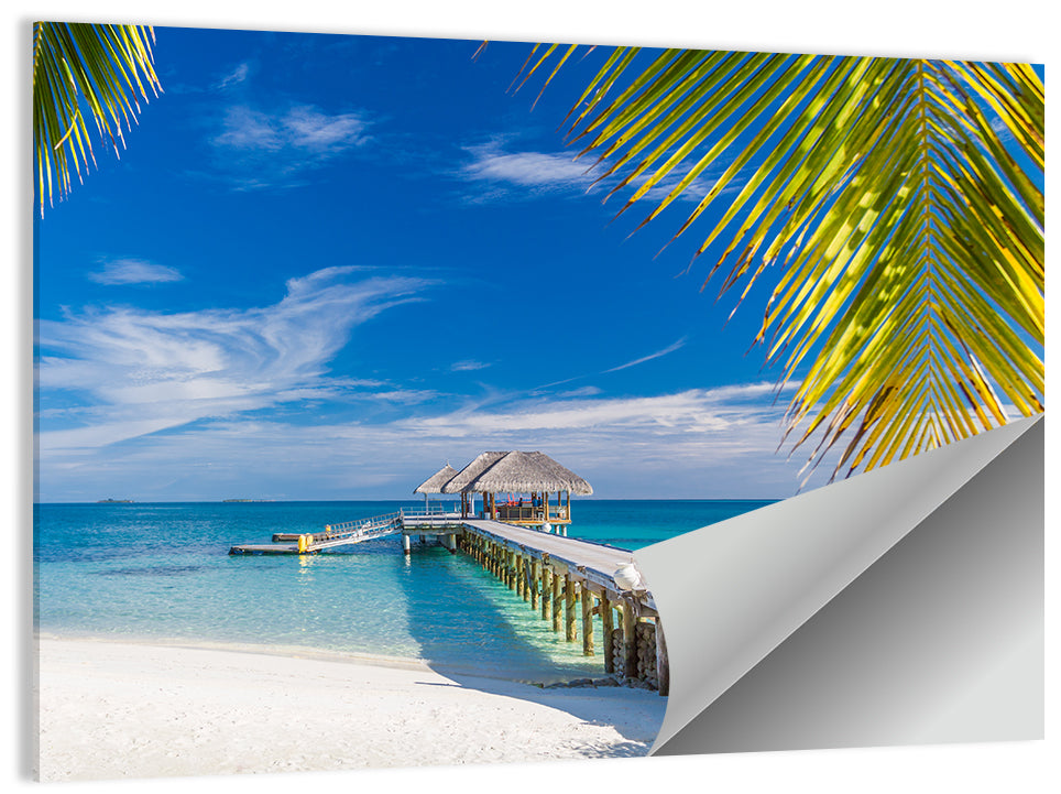 Maldives Beach Wall Art