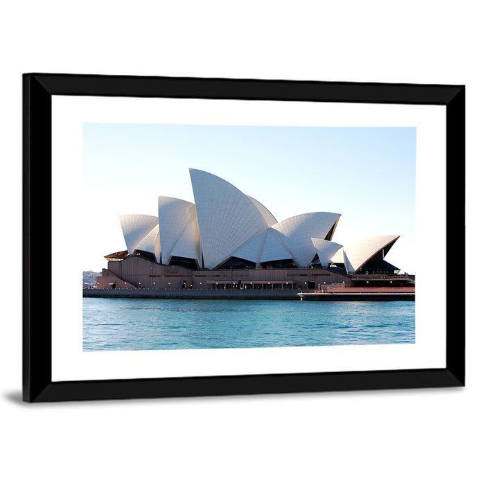 Sydney Opera House Harbor View Wall Art as a framed print