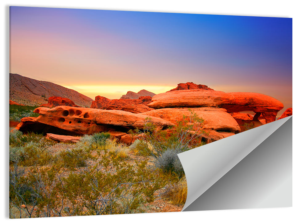 Red Rock Canyon Mojave Desert Wall Art