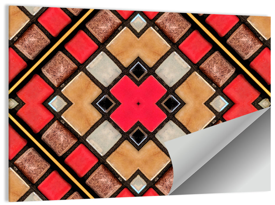 Connected Blocks Wall Art