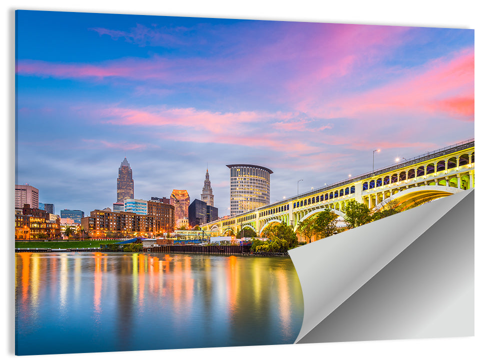 Cleveland Downtown Wall Art