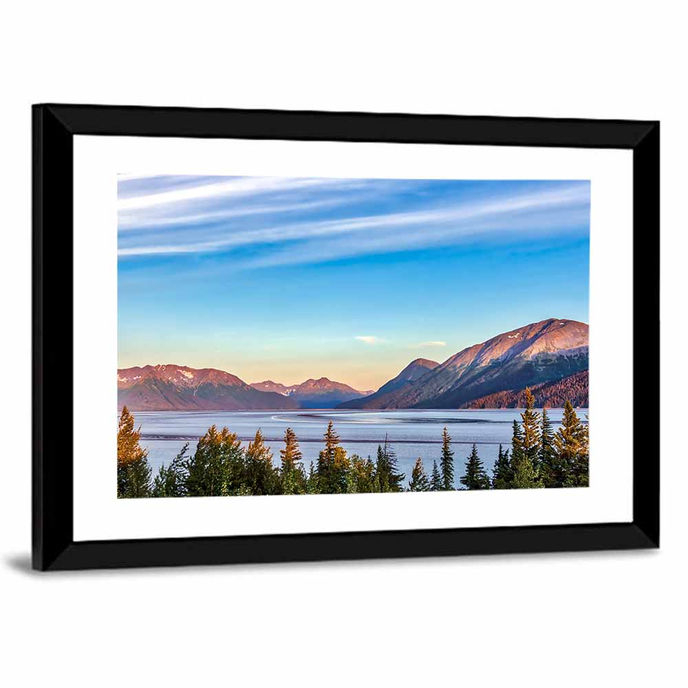Stunning Alaskan Mountain Lake Wall Art