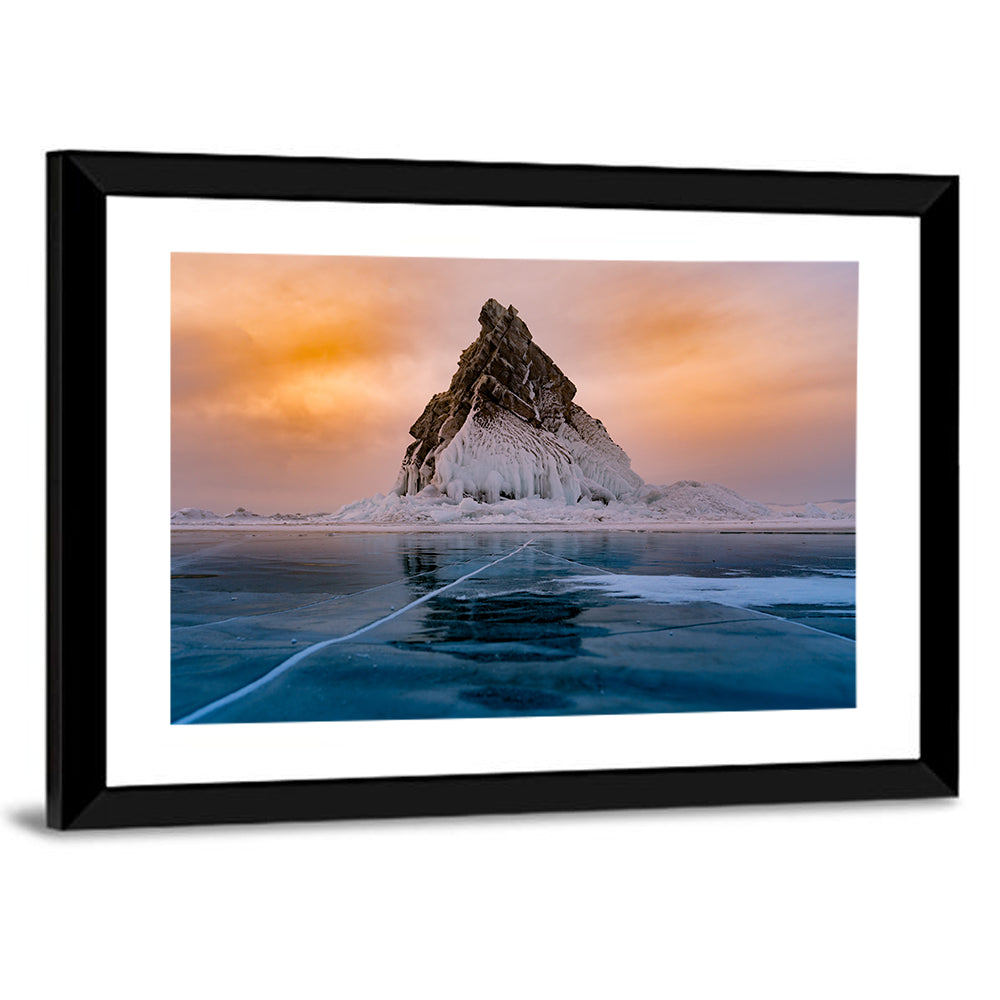 Frozen Lake Baikal Wall Art