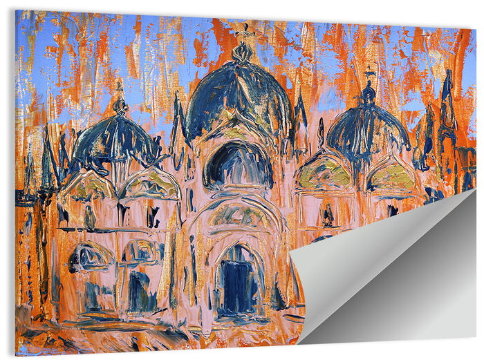 St Mark's Basilica, San Marco Square Wall Art as a poster print