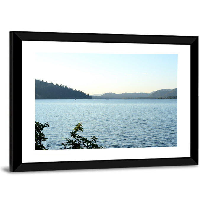Lake Chatcolet Wall Art as a framed print