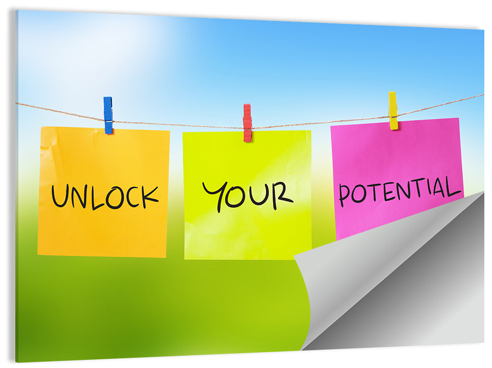 Unlock Your Potential Wall Art