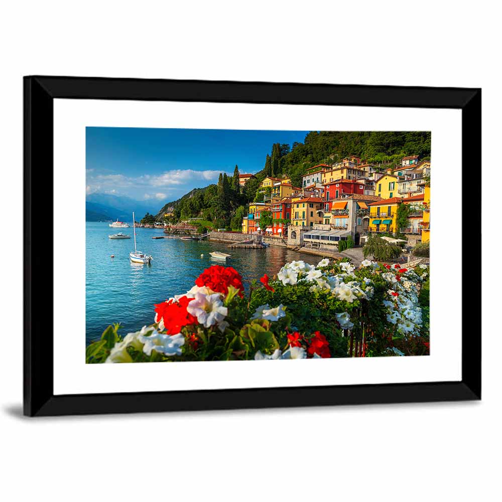 Lake Como Harbor Wall Art