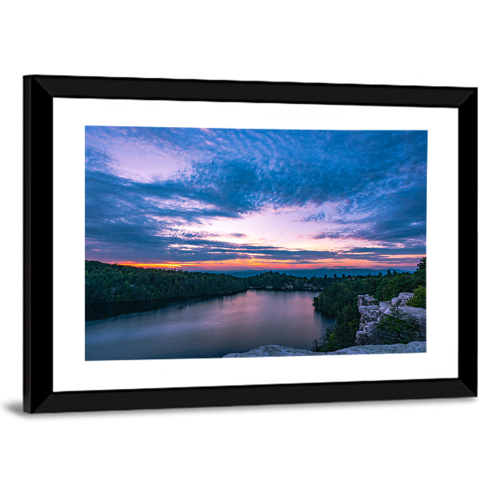 Lake Minnewaska Sunset Wall Art