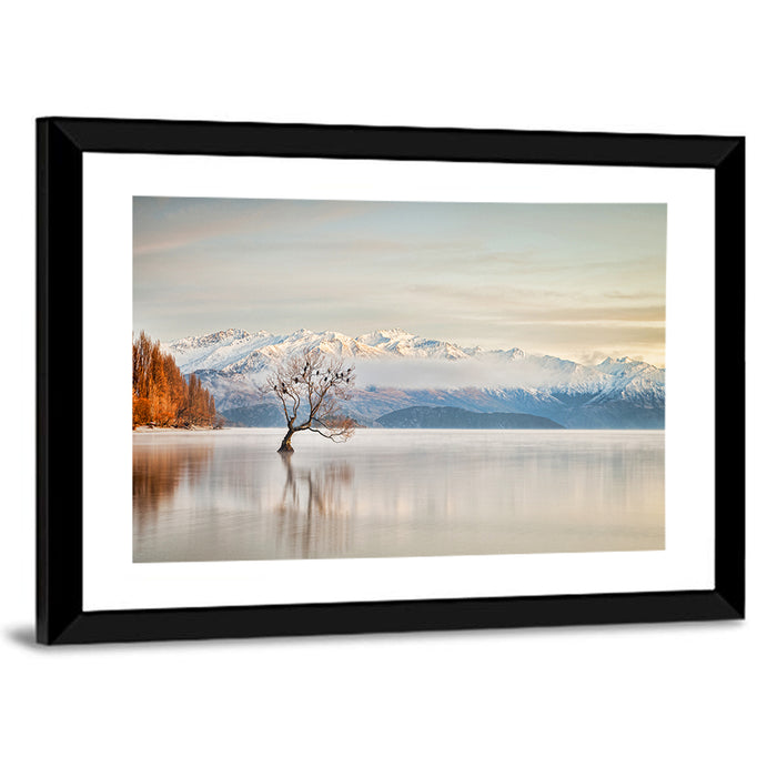 That Wanaka Tree, Lake Wanaka Wall Art as a framed print