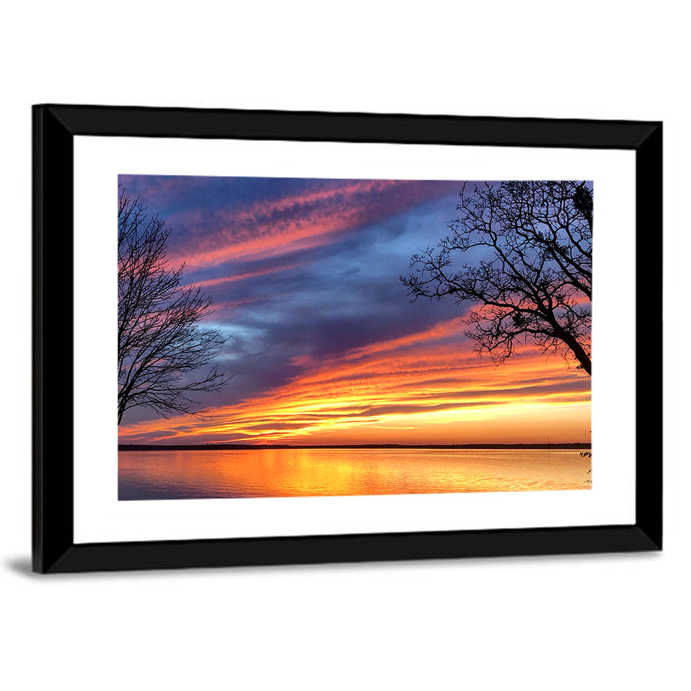 Lake Texoma Sunset Wall Art