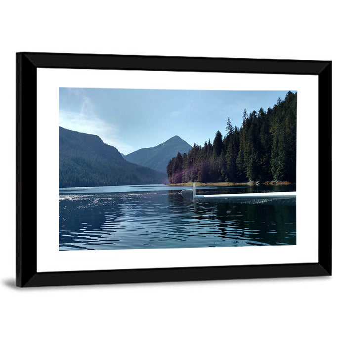 Tongass National Forest Seaplane View Wall Art as a framed print
