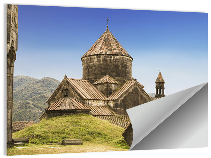 Haghartsin Monastery Stone Dome Wall Art as a poster print