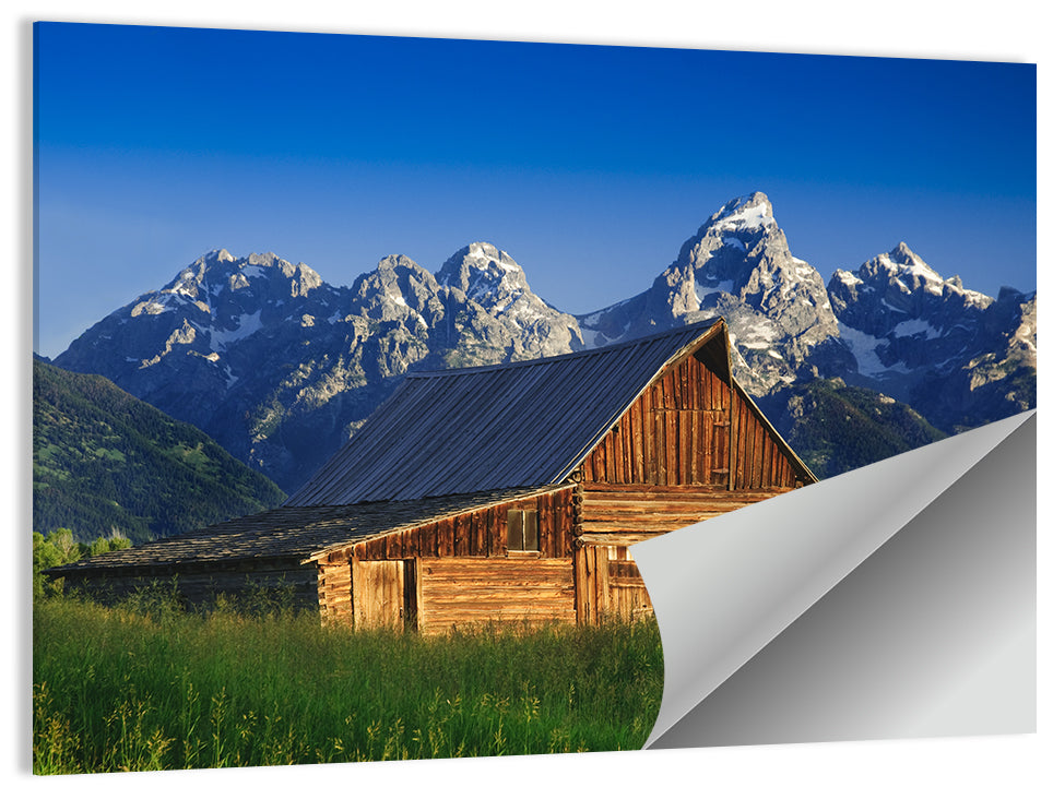 Mormon Barn Grand Teton National Park Wall Art