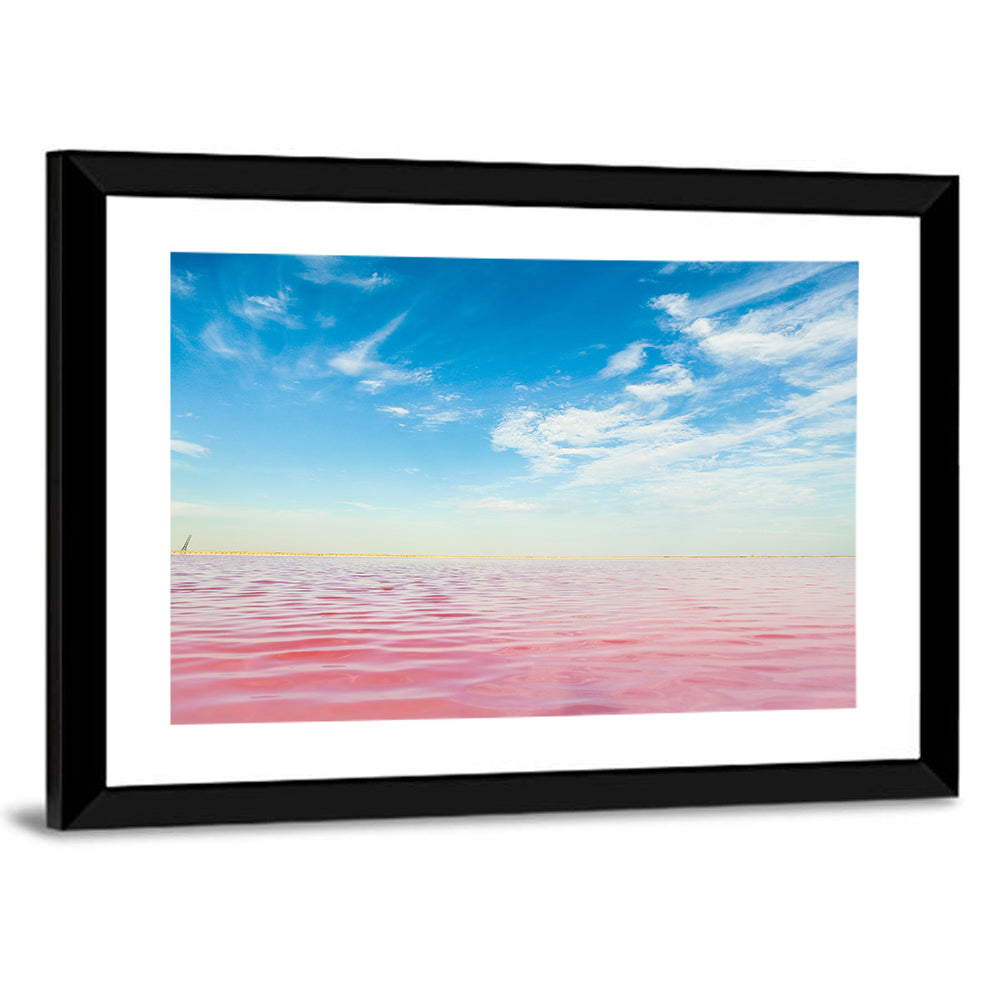 Pink Lake Wall Art