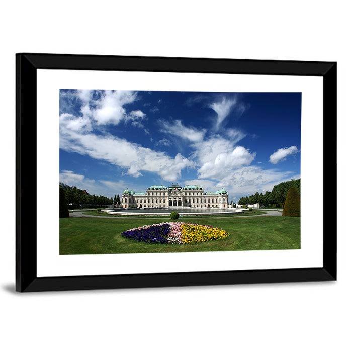 Upper Belvedere Palace Vienna Wall Art as a framed print