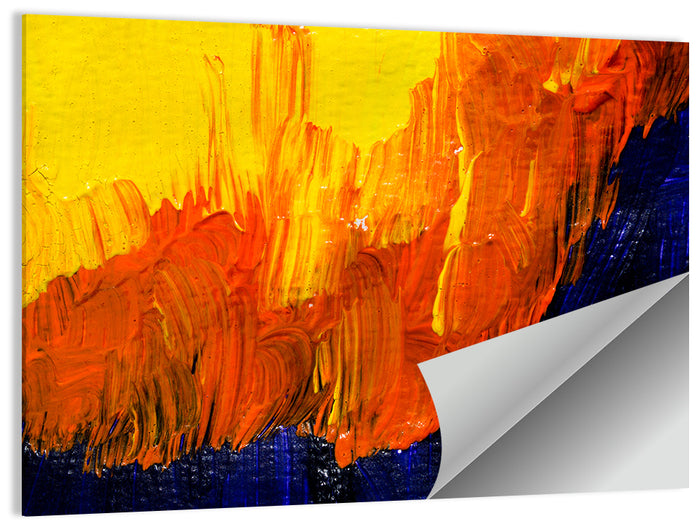 Mountain Ridge Abstract Wall Art as a poster print