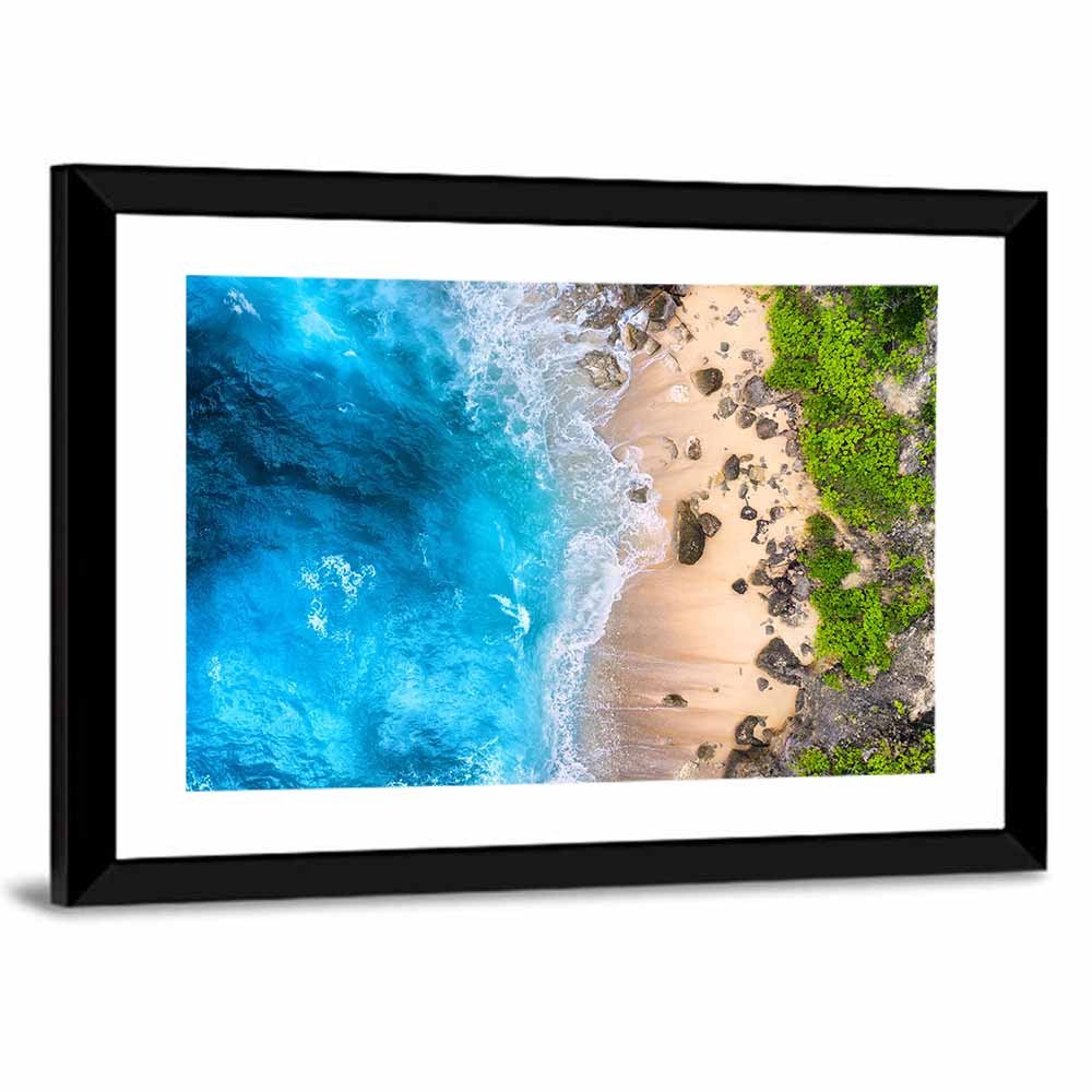 Bali Island Aerial Wall Art