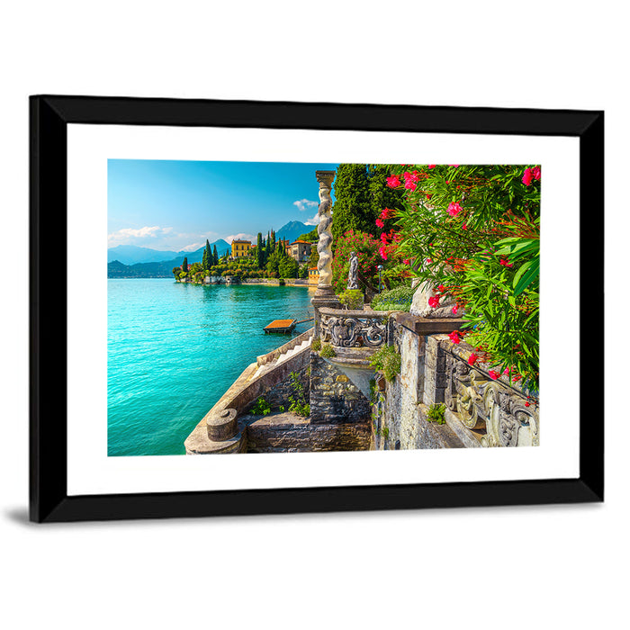Villa Monastero Garden, Lake Como Wall Art as a framed print
