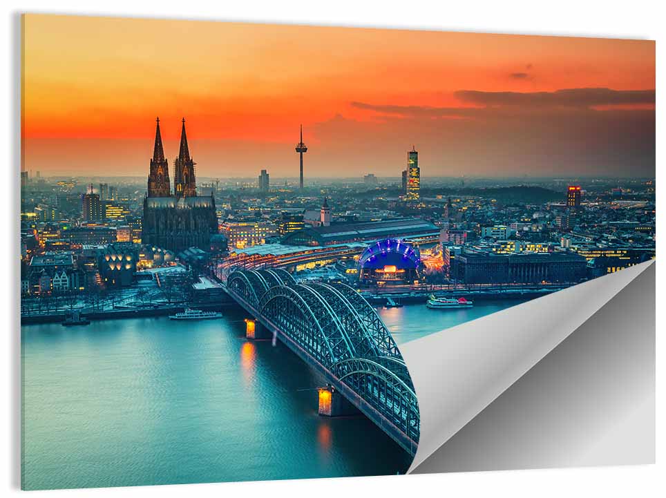 Hohenzollern Bridge Wall Art