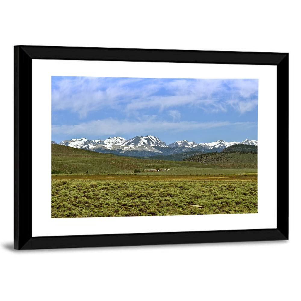 Sierra Nevada Mountain Range Wall Art