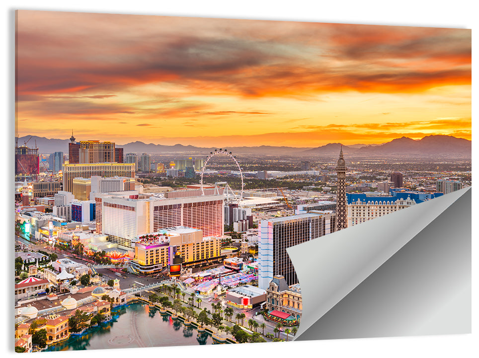 Las Vegas Cityscape Wall Art