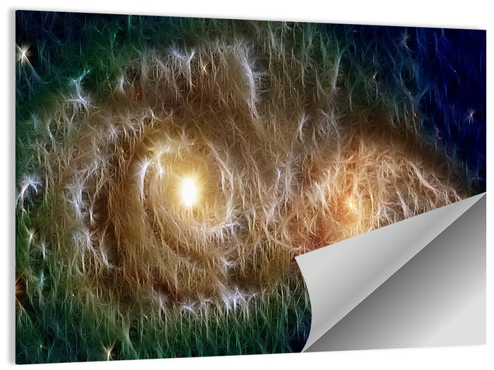 Infinite Universe and Galaxies Wall Art as a poster print