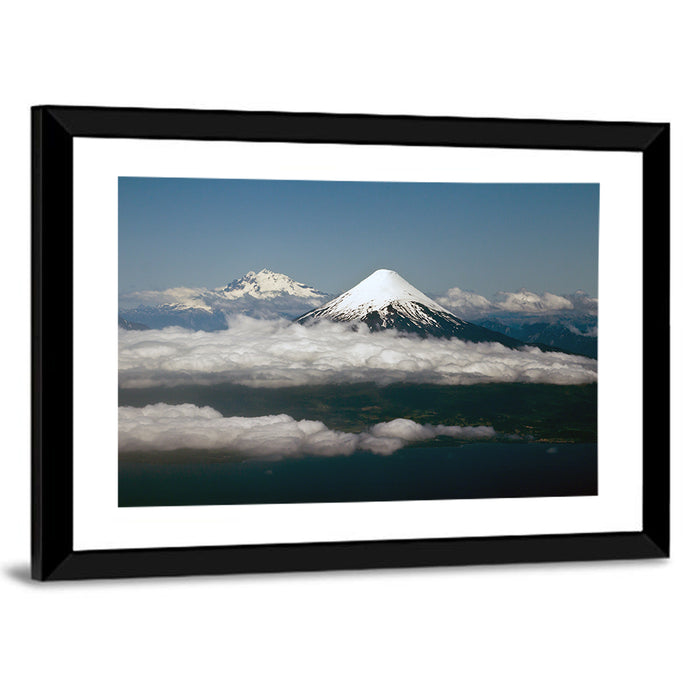 Osorno Volcano, Puerto Varas Wall Art as a framed print