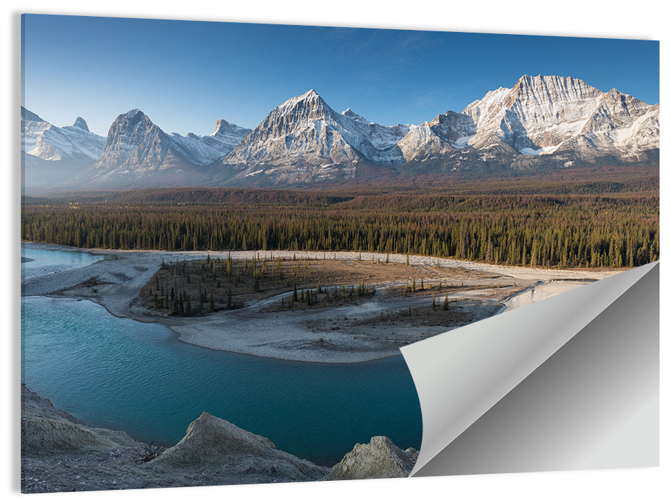 River in Jasper National Park Wall Art