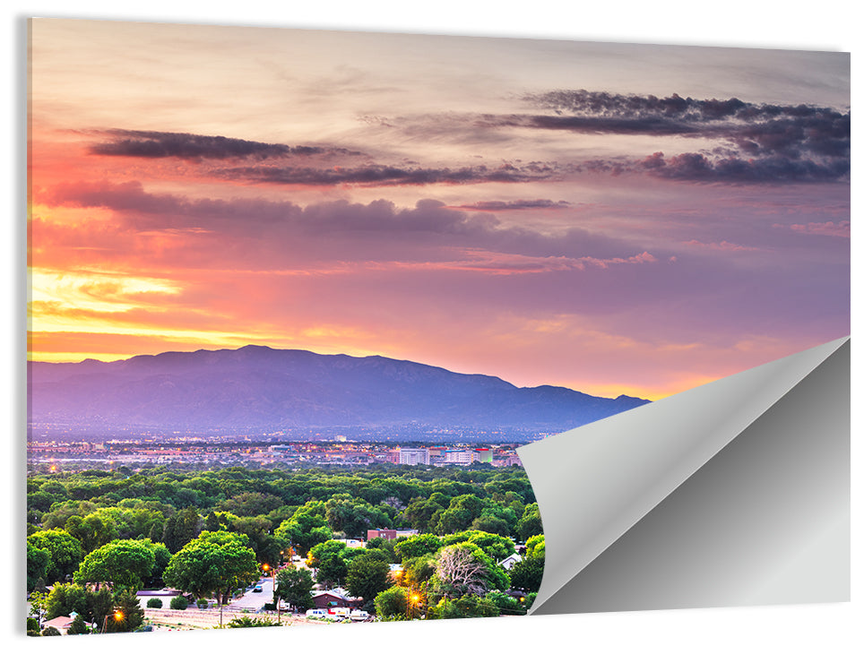 Albuquerque Cityscape Wall Art