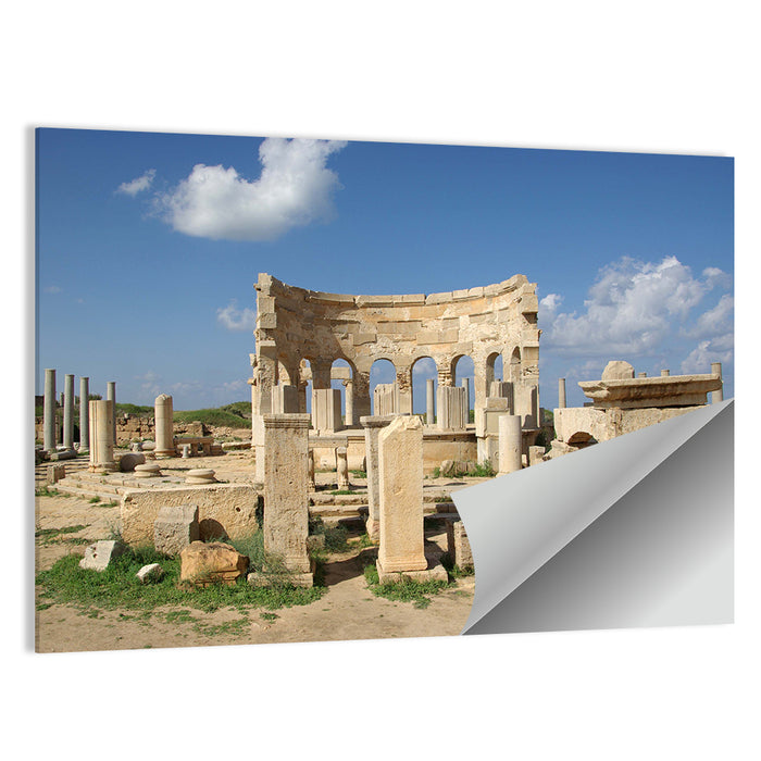 Leptis Magna Stone Ruins Wall Art as a poster print