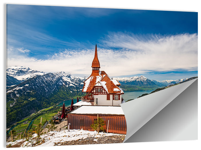 Harder Kulm Summit View Wall Art as a poster print