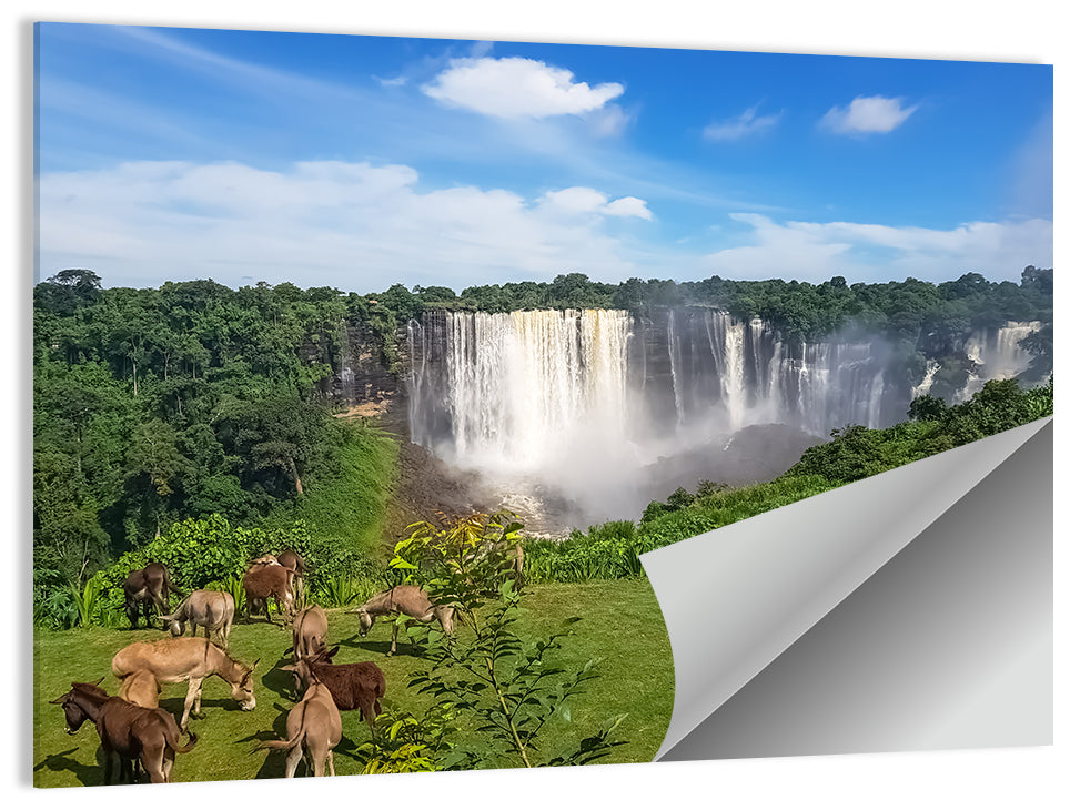 Kalandula Waterfalls Wall Art