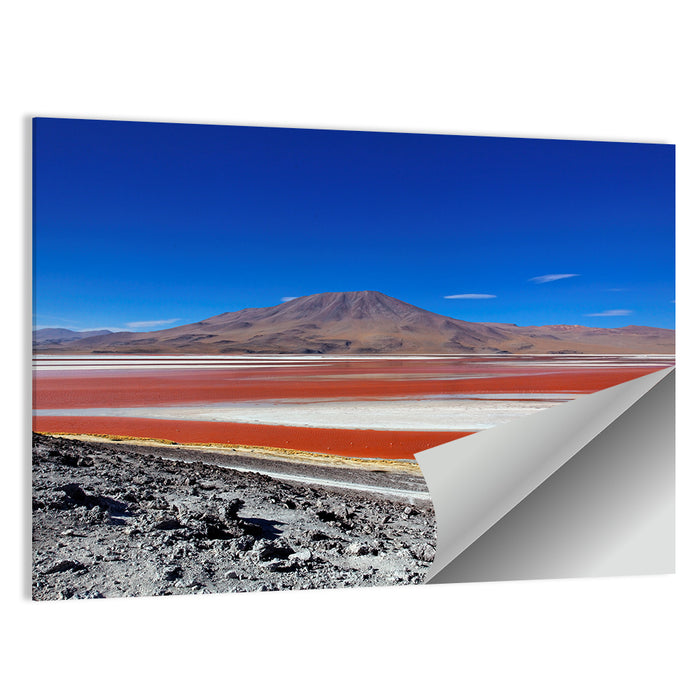 Laguna Colorada Red Lake Wall Art as a poster print