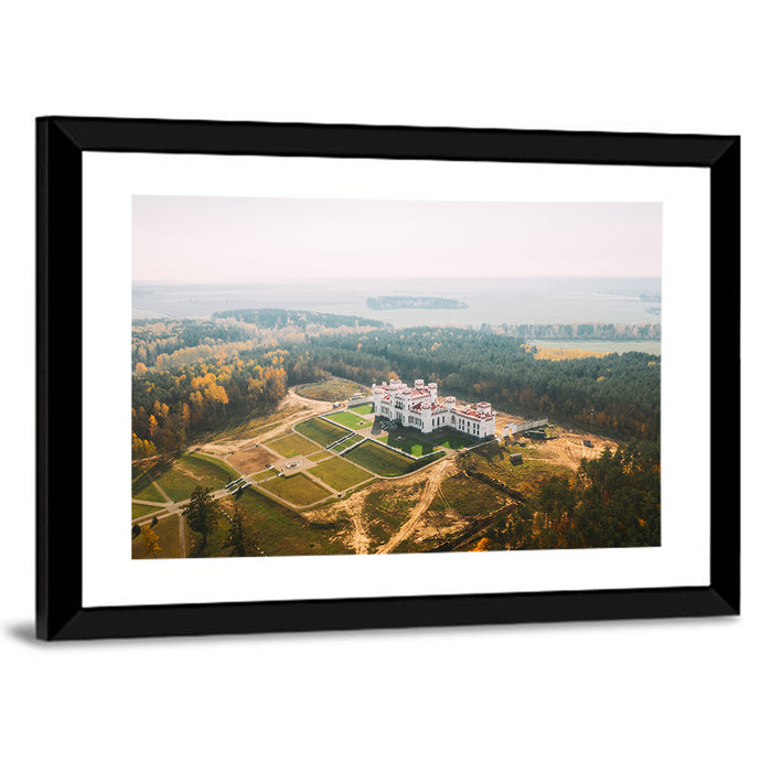 Kosava Castle Aerial View Wall Art as a framed print