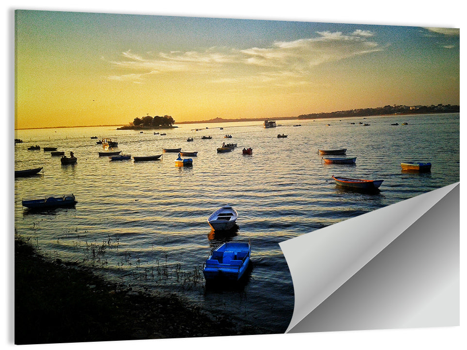 Bhopal Lake Sunset Wall Art