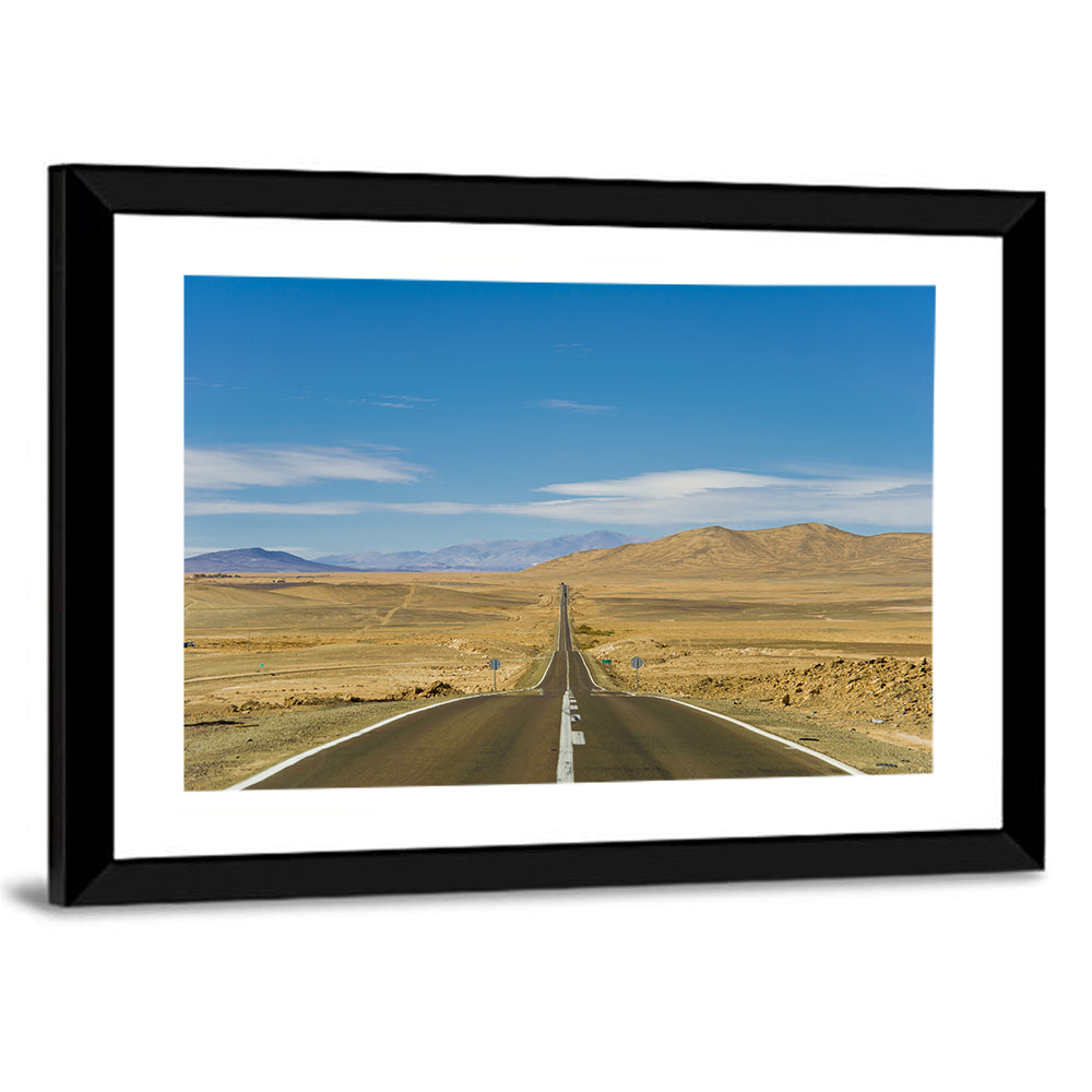 Atacama Desert Road Wall Art