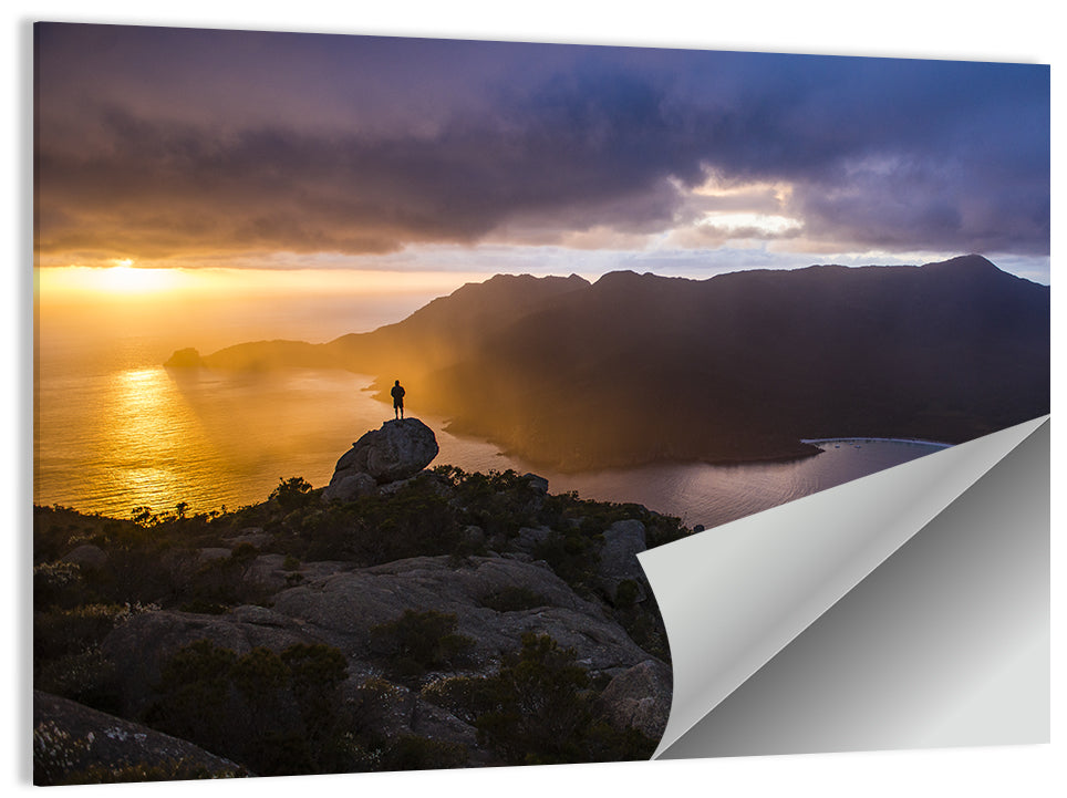Wineglass Bay Mountains Wall Art